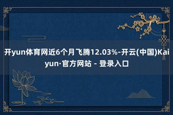 开yun体育网近6个月飞腾12.03%-开云(中国)Kaiyun·官方网站 - 登录入口