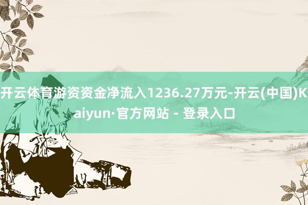 开云体育游资资金净流入1236.27万元-开云(中国)Kaiyun·官方网站 - 登录入口